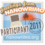 national novel writing month participant badge for 2011