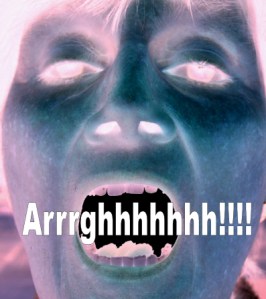 Arrrghhhhhh, Ruth Livingstone does an impression ofBurn Out