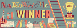 NaNoWriMo novel writing winners banner - Ruth Livingstone